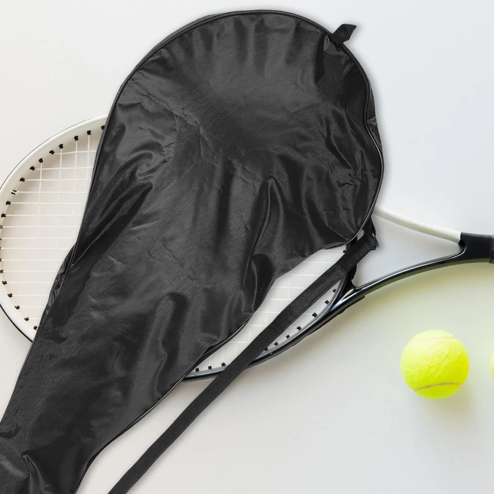 Robusta Borsa per Racchetta da Tennis in Oxford con Tracolla Singola, Borsa Portatile per Racchette per Uomini e Donne, Attrezzatura Sportiva per Esterni