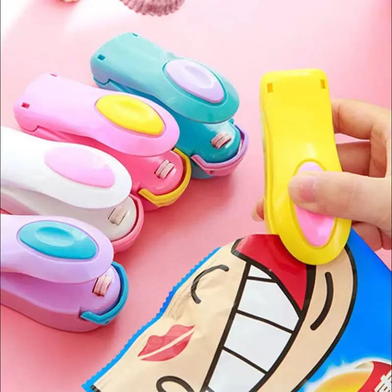 USBRechargeable versionMini Hea Bag Seal Machine Package Sealer Bags Thermal Plastic Food Bag