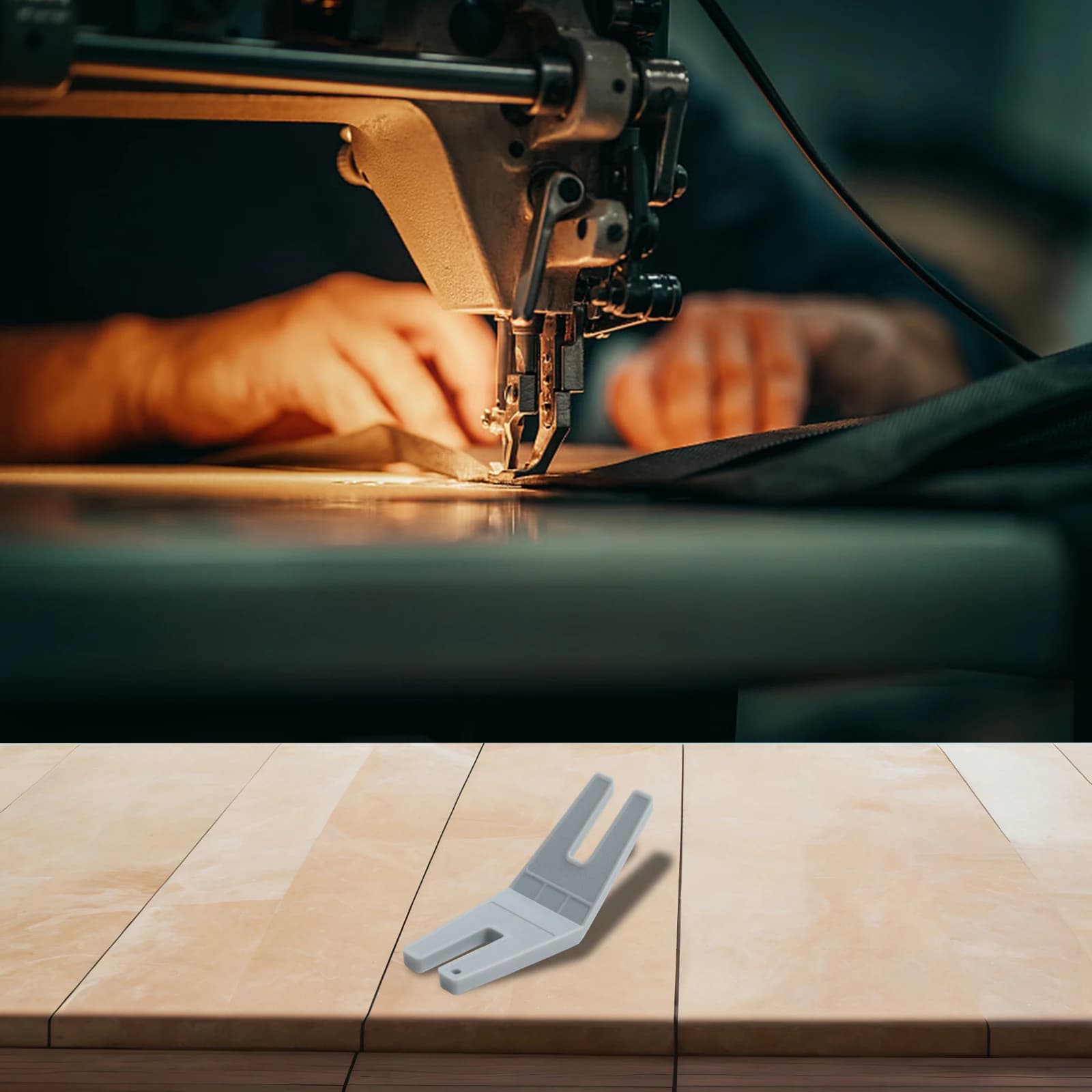 Affidabile Ausilio per Cuciture Hemline Hump Progettato per Varie Macchine da Cucire per Assistere nella Cucitura di Tessuti Spessi e Jeans