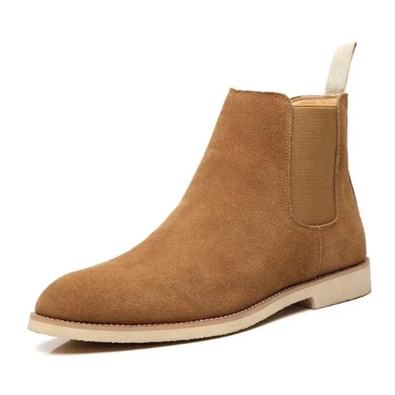 NUOVI stivali Chelsea firmati da uomo stivali eleganti comodi a punta slip on economici donna uomo scarpe casual in pelle scamosciata Zapatos Hombre