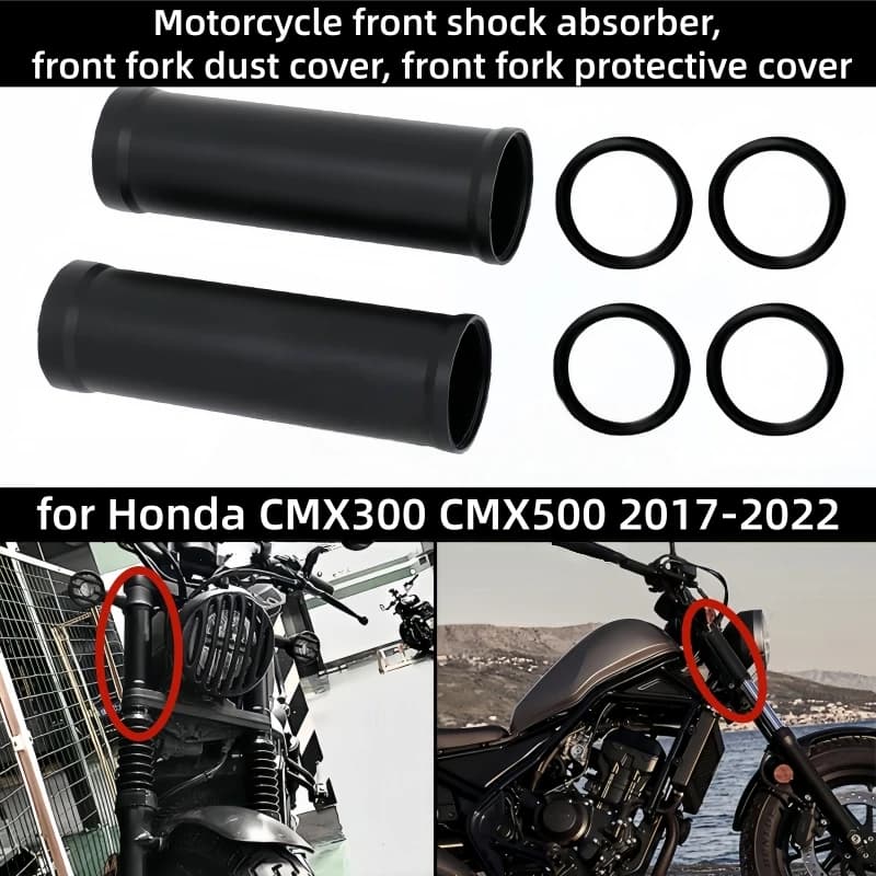 Motorcycle Fork Boots Gaiters Gators Shock Absorber Tube Slider Cover Gaiters Protector for Honda CMX 300 CMX 500 2017-2022