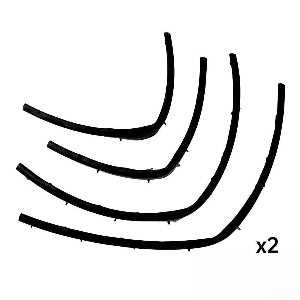 Cab Front&Rear Lower Door Weather Strip Seal For Ford F250 F350 1999-2016