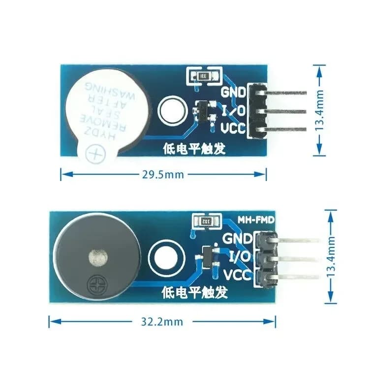 Passive Cicaline Module Beep Audion 9012 Drive 3.3-5V Alarm Sensor for Arduino Smart Car with DuPont Line