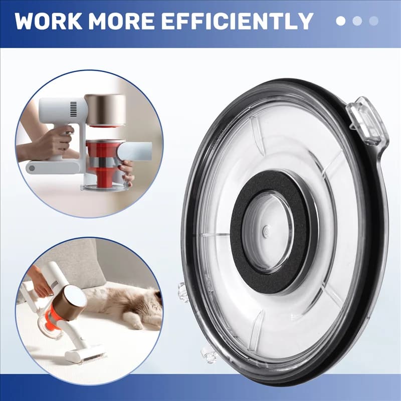 LECKL-Dust Bin Lid Replacement For Xiaomi G9/G9 Plus//G9 Pro/G10/G10 Plus/G10 Pro Vacuum Dust Collector Lid Bin