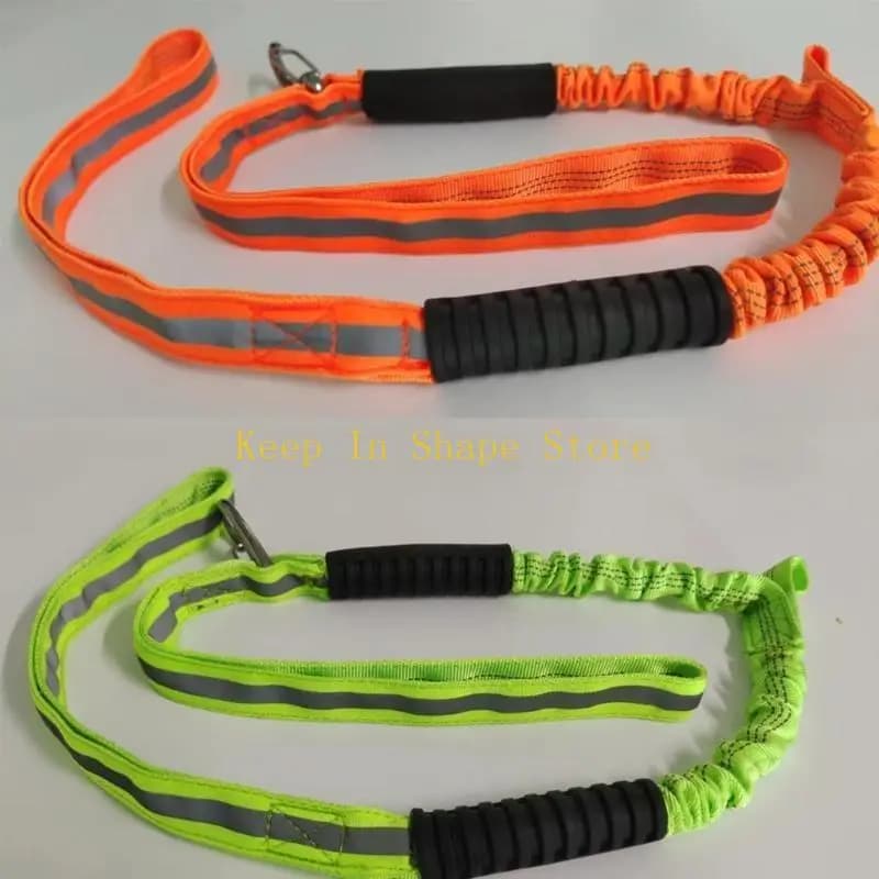 U1JC Nylons Dock Line Elastici Corda Corde elastiche Shock Tie Dock Line con strisce riflettenti Shock Cord duraturo