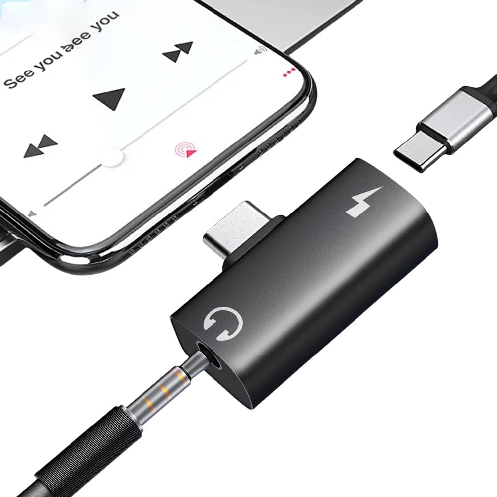 Cavo Dongle 2-in-1 da USB C a Jack Audio Aux con Splitter Audio Aux e PD 30W, Splitter USB C per Cuffie, Compatibile con Meta Quest 3S