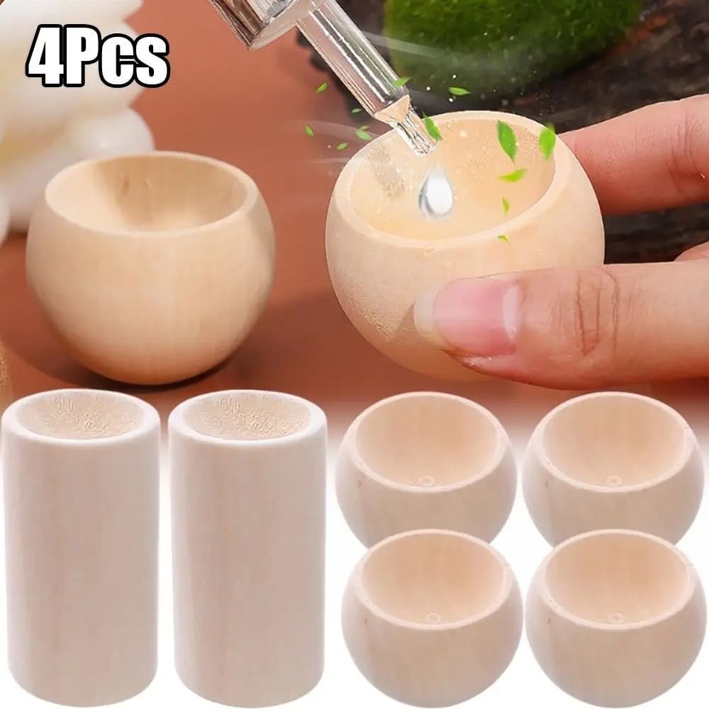 4 pezzi diffusore di oli essenziali in legno sonno rinfrescante inalatore per aromaterapia floreale a lunga durata volatile lento