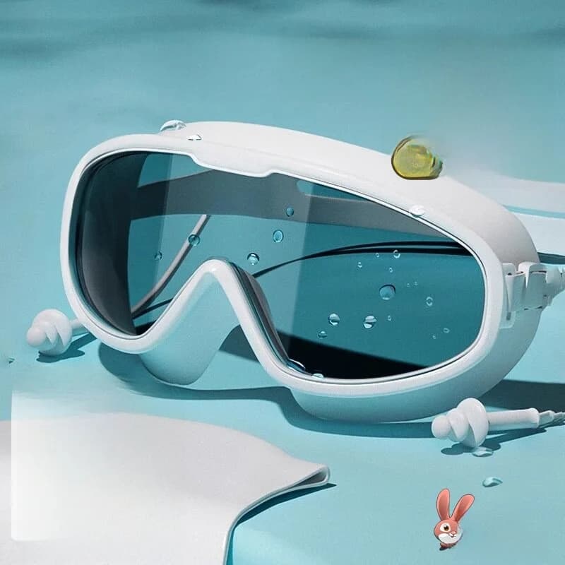 Occhialini da nuoto Water Festival con protezione per gli occhi, montatura grande, stile femminile, universali per uomo e donna, antiappannamento, impermeabili, per nuoto...