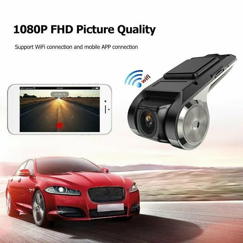Dash Cam per auto DVR Dash Cam Full HD per lettore DVD Android Unità di navigazione ADAS Registrazione video con allarme vocale audio automatico