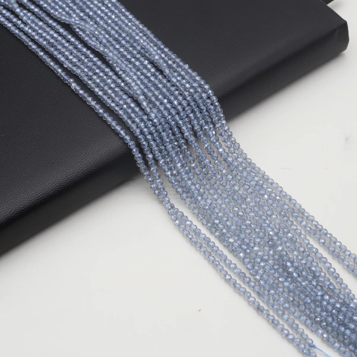 Perline sfaccettate sfuse da 3 mm in spinello naturale placcato colorato per creazione gioielli fai da te, collane e bracciali