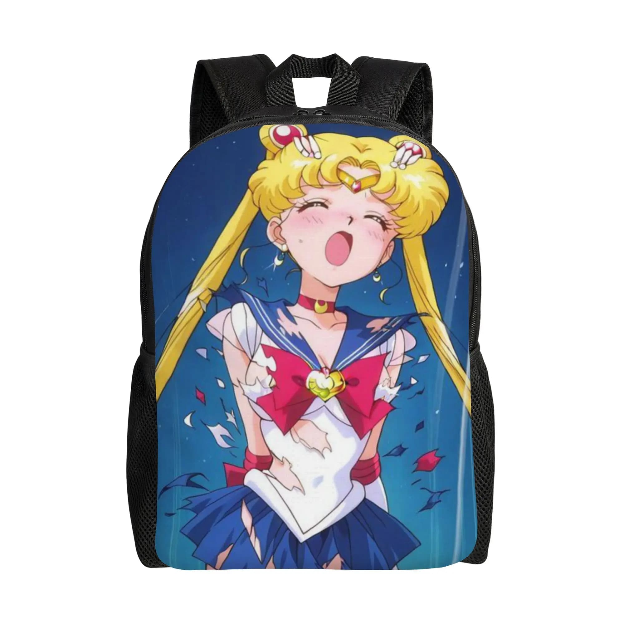 Back to school season Lightweight Usagi Tsukino (3) Laptop Bag Sailor Moon Teenager Backpack