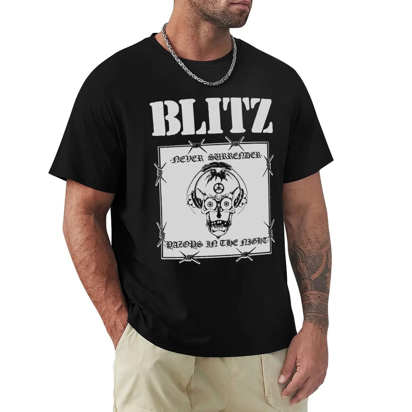 T-shirt Poster Blitz My Favorite People, T-shirt semplice e festiva