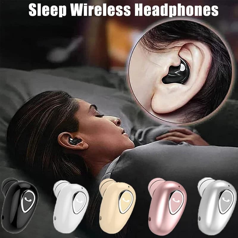 Mini invisible wireless earphones Bluetooth 5.0 Headphones In-Ear HIFI Headphones for stereo calls Auxiliary TWS with ear plugs with microphone
