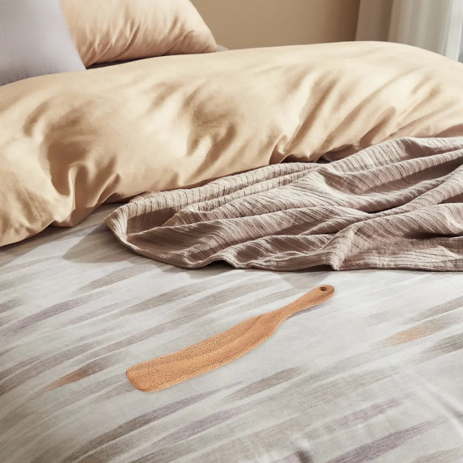 Professional Wooden Mattress Riser and Sheet Adjuster Tool for Hotels Bed Sheet Tucking Bed Skirts Lifter Easy Mattress Lifting