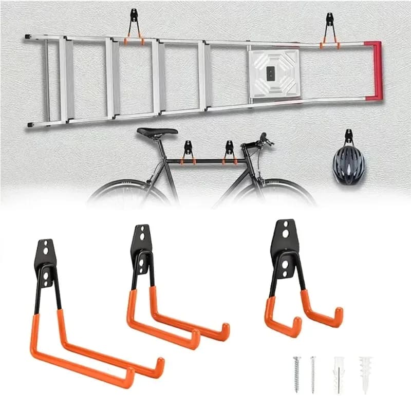 1/3/5 Pezzi Ganci Magnetici Grandi e Resistenti, Gancio Magnetico Robusto per Installazione Senza Chiodi, per Appendere Attrezzi da Giardinaggio