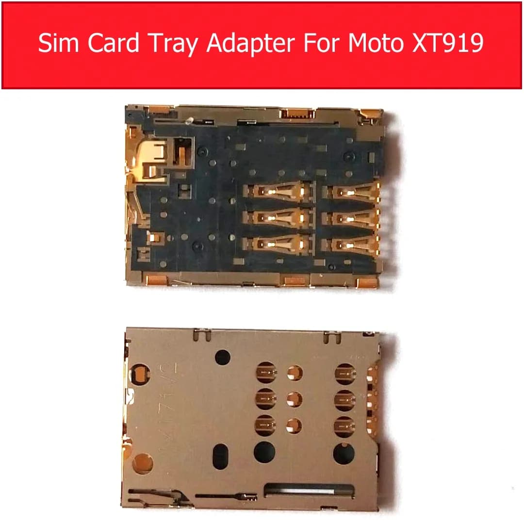 Presa scheda SIM originale per Motorola Moto xt919 Connettore vassoio scheda SIM per nokia n8 c7 c-00 Adattatore SIM Sostituzione parte di riparazione