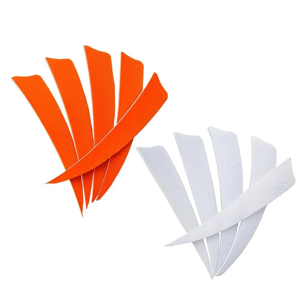 Archery Arrow Fletching Feathers Natural Turkey Vanes Target Arrow Replacement Fletches for Traditional Bows Hunting