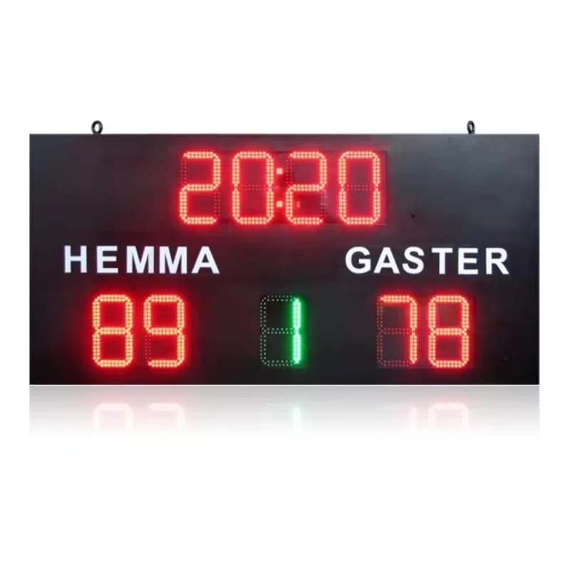 Tabellone segnapunti per pallacanestro pallacanestro a LED Tabellone segnapunti per cifre Tabellone segnapunti per esterni per interni Pick universale per esterni