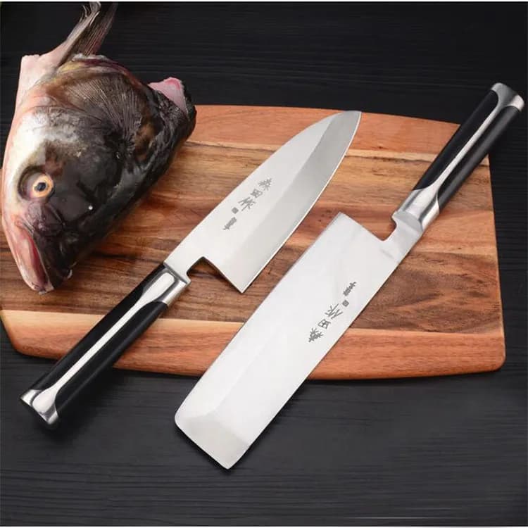 Shentianzuo Heavy Duty cucina giapponese testa di pesce tagliere coltello per ossa 5 cr15 in acciaio inox Deba taglio di verdure coltelli Nakiri