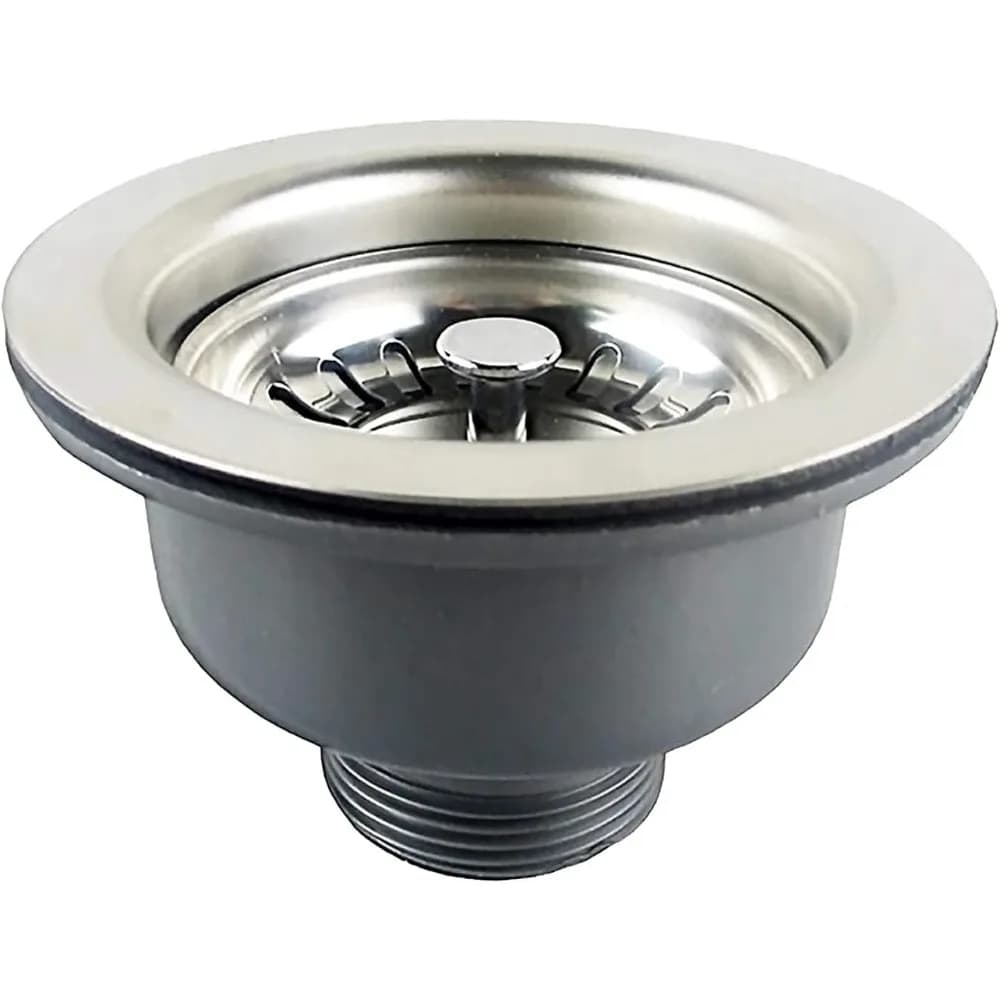 Filtro per lavello da cucina Tappo per acqua 110mm Adatto per cestello per lavello Kit per rifiuti Catcher per capelli da bagno Flangia in acciaio inossidabile