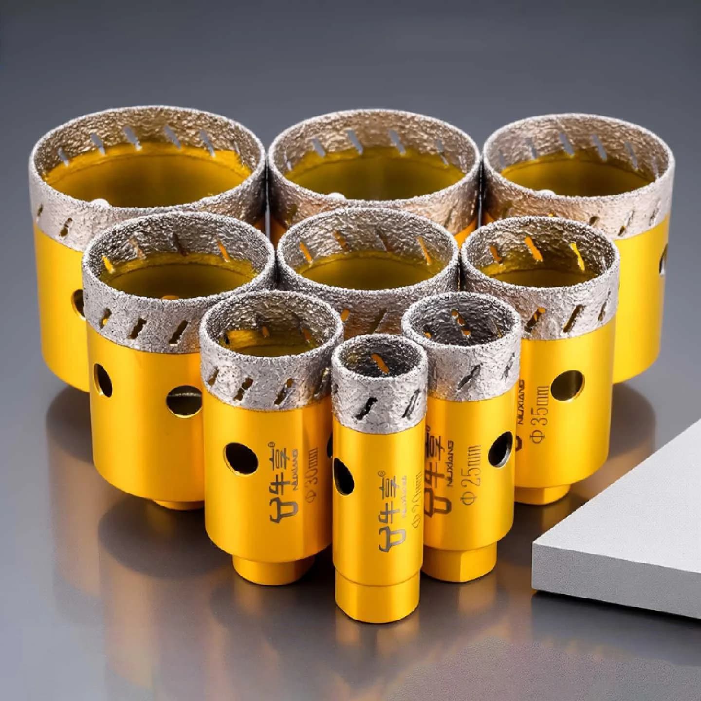 Diamond Drill Bit Angle Grinder Tile Hole Saw Dry Cutting for Porcelain Ceramic Granite Marble Glass Stone Cutter