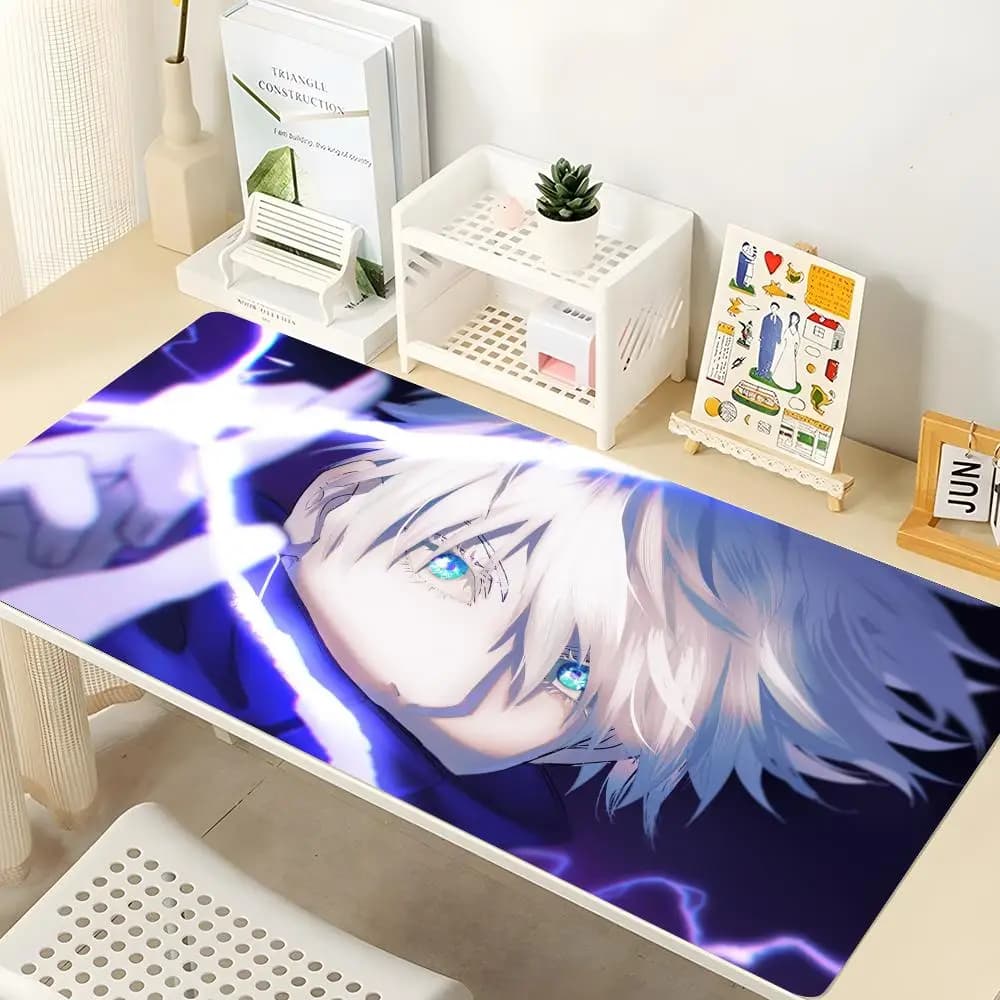 Jujutsu Kaisen Gojo Satoru Mouse Pad Gaming Mousepad Astratto Grande 900x400x5mm MouseMat Gamer XXL Mause Tappeto PC Scrivania