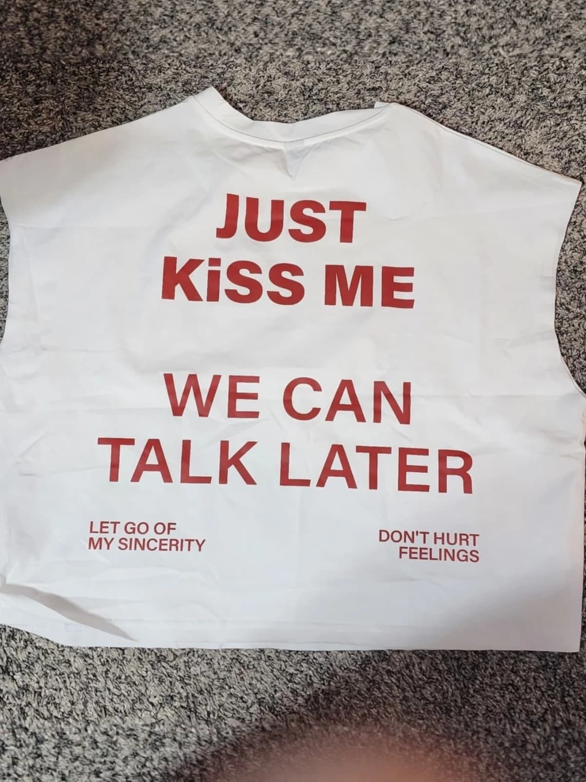 Canotta da uomo con stampa slogan, maglia da palestra senza cuciture in poliestere e nylon, traspirante, girocollo, estiva