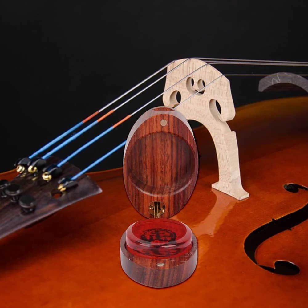 Oval Shape String Instrument Rosin Rosin And Wood Wood Color Professional Rosin Block Violin Viola Cello Rosin