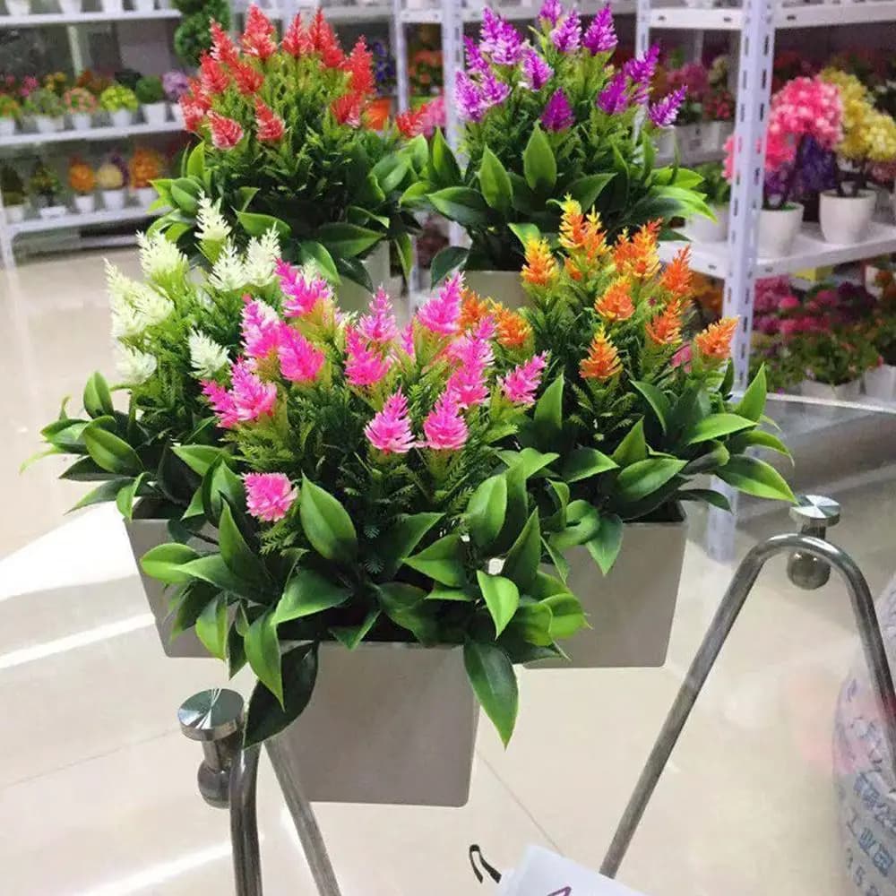 Decoration Home Outdoor Garden Artificial Plants Pot Faux