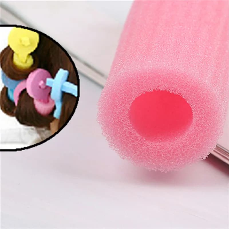 3 pieces foam rollers for hair care magic sponge without heat soft hair curtain tools for styling diy accessory high quality curly
