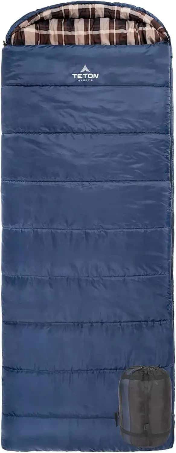 Hot Pelo Sack for All Seasons for Adults, -25F to 0F, Includes Compression Bag for Camping Season