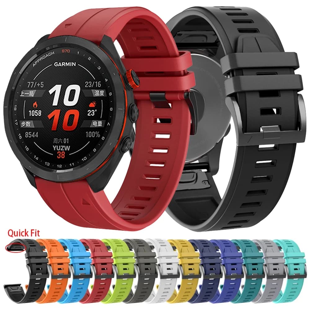 22mm 26mm Quickfit Bands for Garmin Forerunner 965 955 Approach S62 S60 Instinct 2X Watch Strap for Fenix 7X 5 5X Plus 6X 6 Pro
