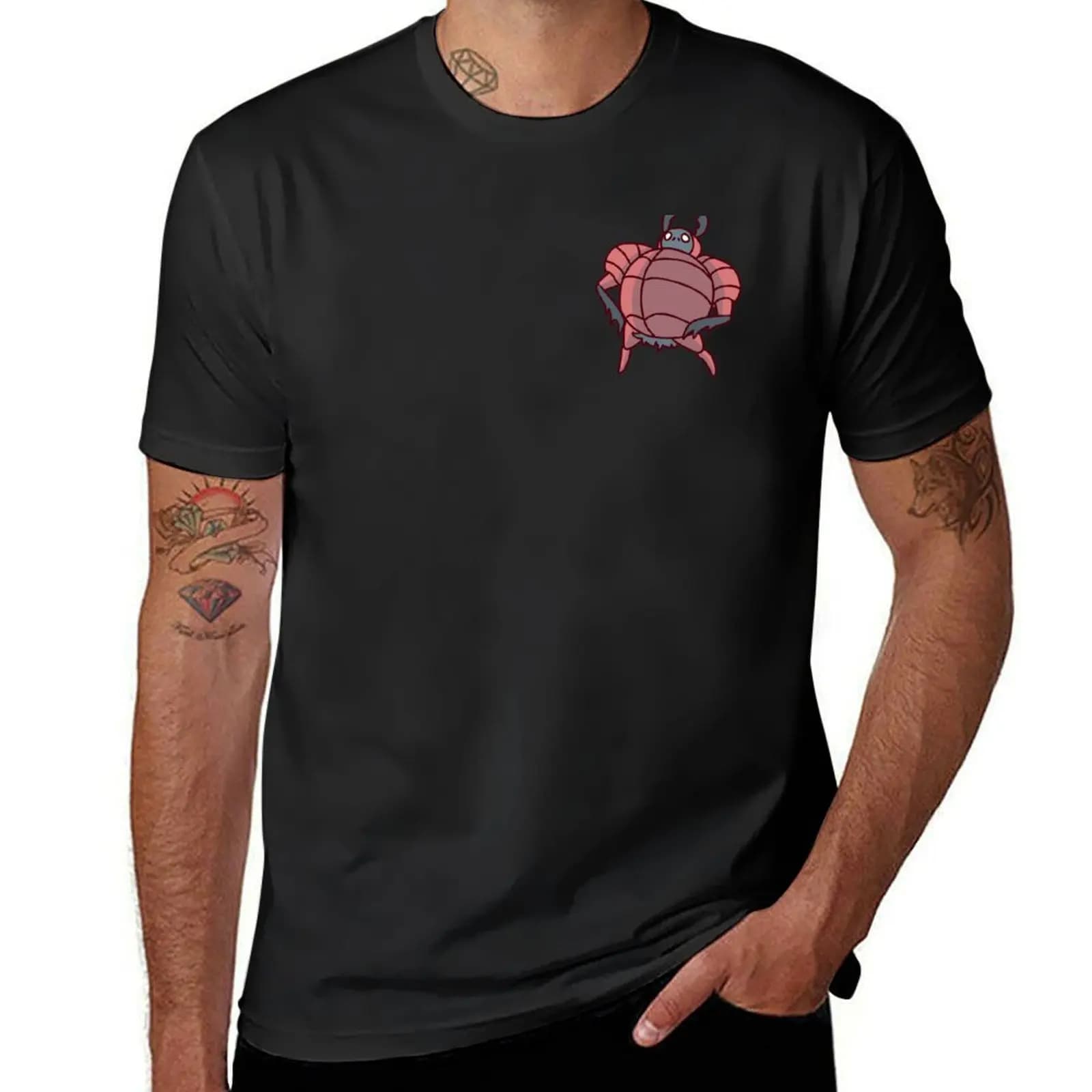 Dung Defender-Hollow Knight t-shirt customs progetta la tua grafica t-shirt manica corta customs plain white t-shirt uomo