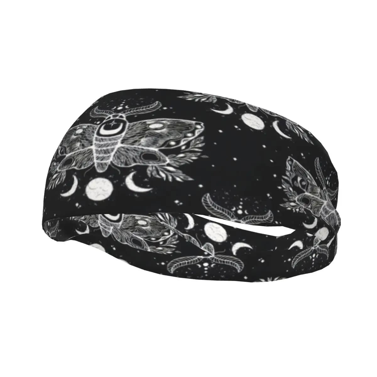 Fascia sportiva Falena Farfalla Mystic Corsa Fitness Fascia assorbente Ciclismo Jog Benda per capelli