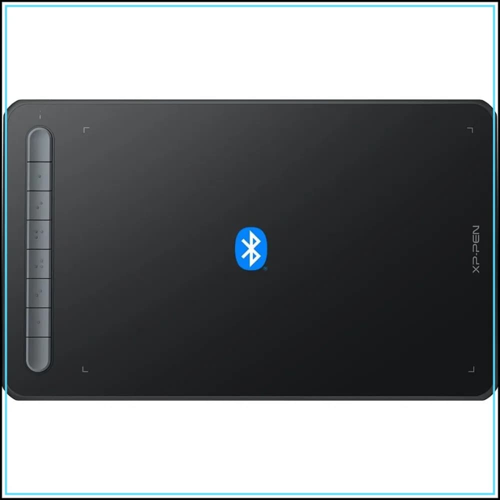 Wireless Drawing Tablet with Battery-Free Stylus and 8 Shortcut Keys, Compatible with Chrome OS, Windows, Linux, Mac, Android, 8x5 in