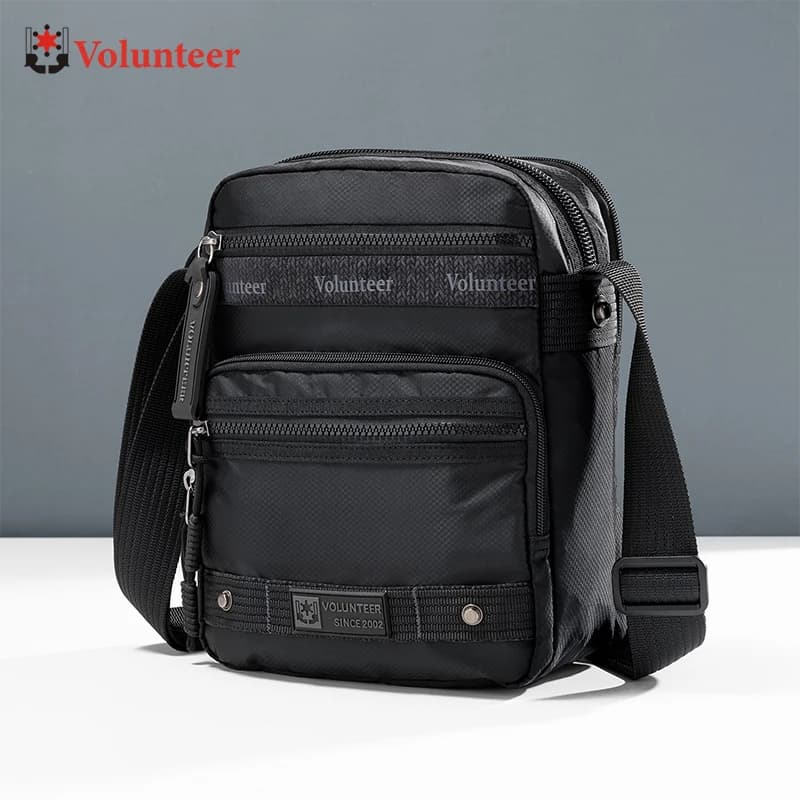 VOLUNTEER 7L Phone Crossbody Bags for Men Waterproof Oxford Cloth Small Messenger Bag Man New Casual Commuter Sling Bag 1875-05