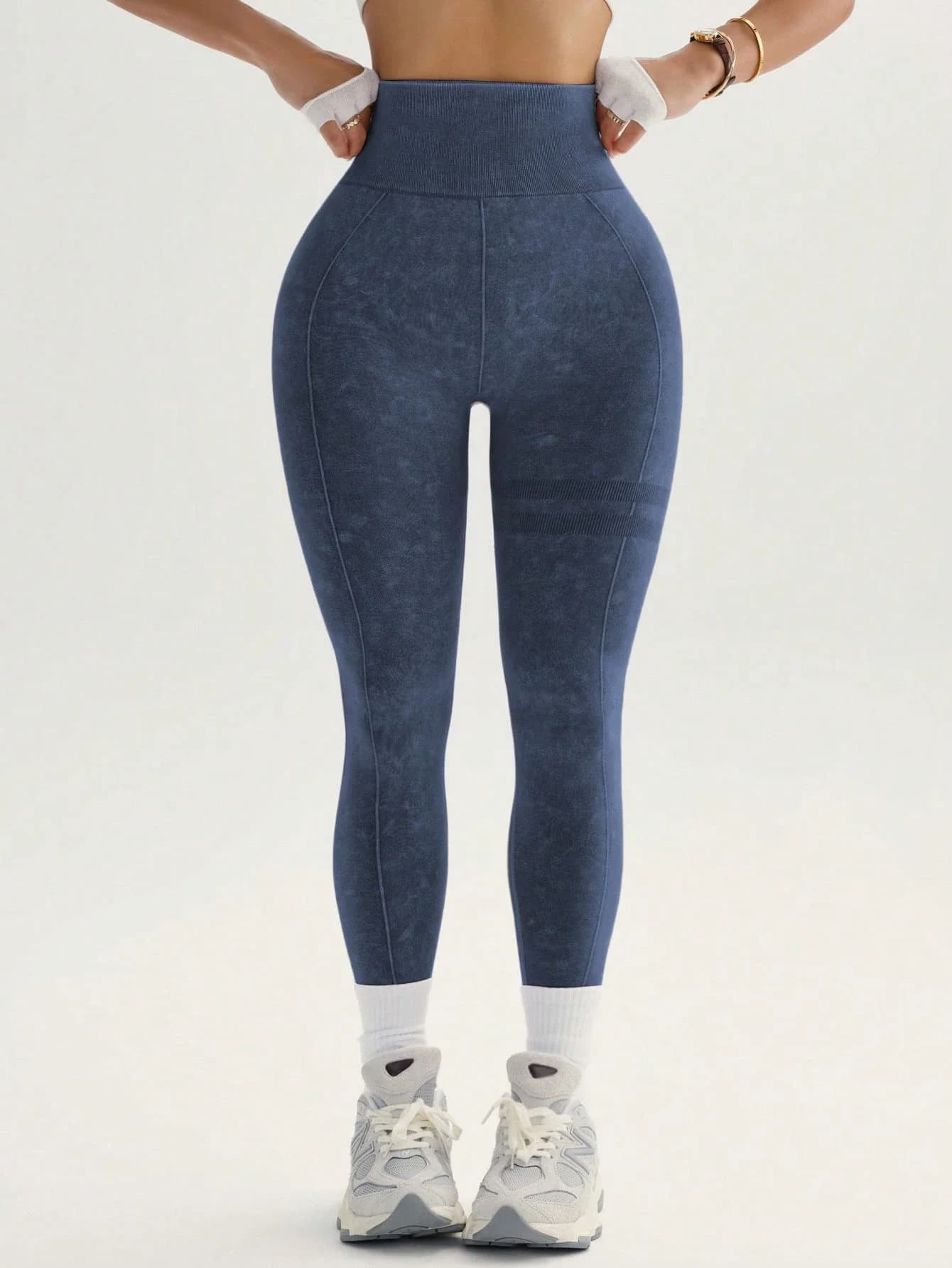 Leggings Yoga Donna a Vita Alta Senza Cuciture, Traspiranti, Anti-Sudore, Effetto Push-Up, per Sport