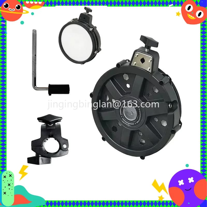 Manufacturer's hot-selling plastic lemon drum pad drum parts 8 "2 zone mesh head for electronic drum sets