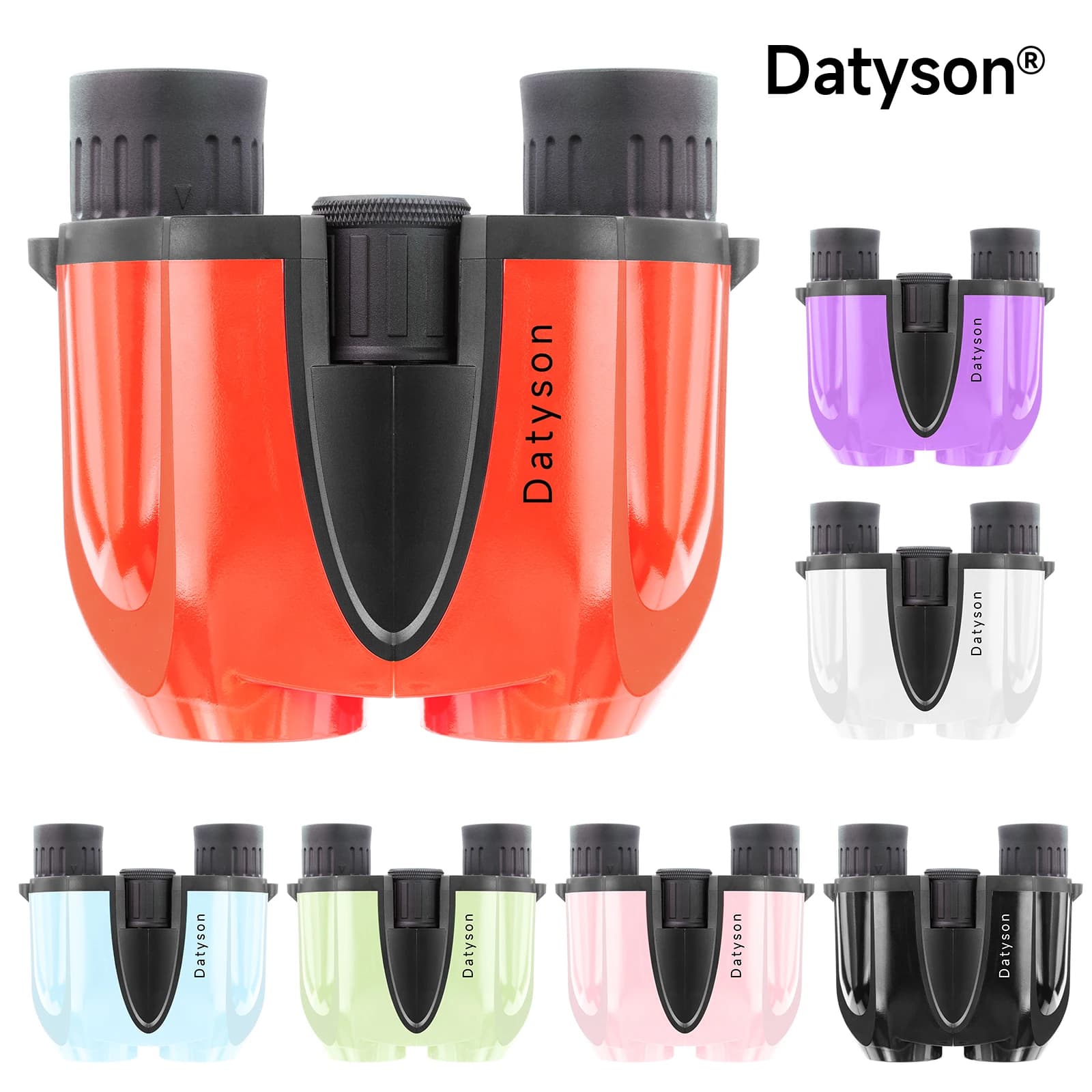 Binocolo Datyson 8x25mm - Compatto, Ottica Multistrato Luminosa, per Concerti, Sport all'Aperto e Eventi