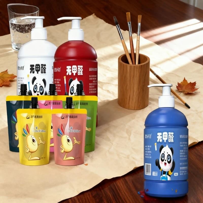 100/500ml Gouache Pigment Paste Delicate Easy To Color for Children's Paintings Graffiti Commercial Illustrations Graphic Design