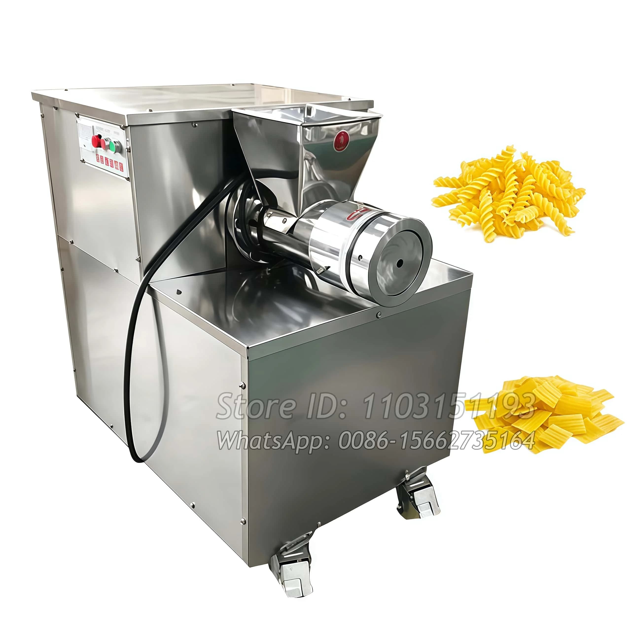 Macchina Automatica per Pasta: Estrusore per Spaghetti, Rigatoni, Penne e Ditalini, con Funzione di Impasto e Modellatura