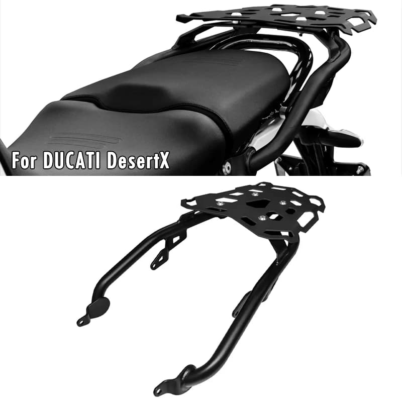 Per DUCATI Desert X DesertX 2022 2023 2024 Moto Posteriore Portapacchi Cargo Holder Top Box Carrier Mensola Staffa Accessori