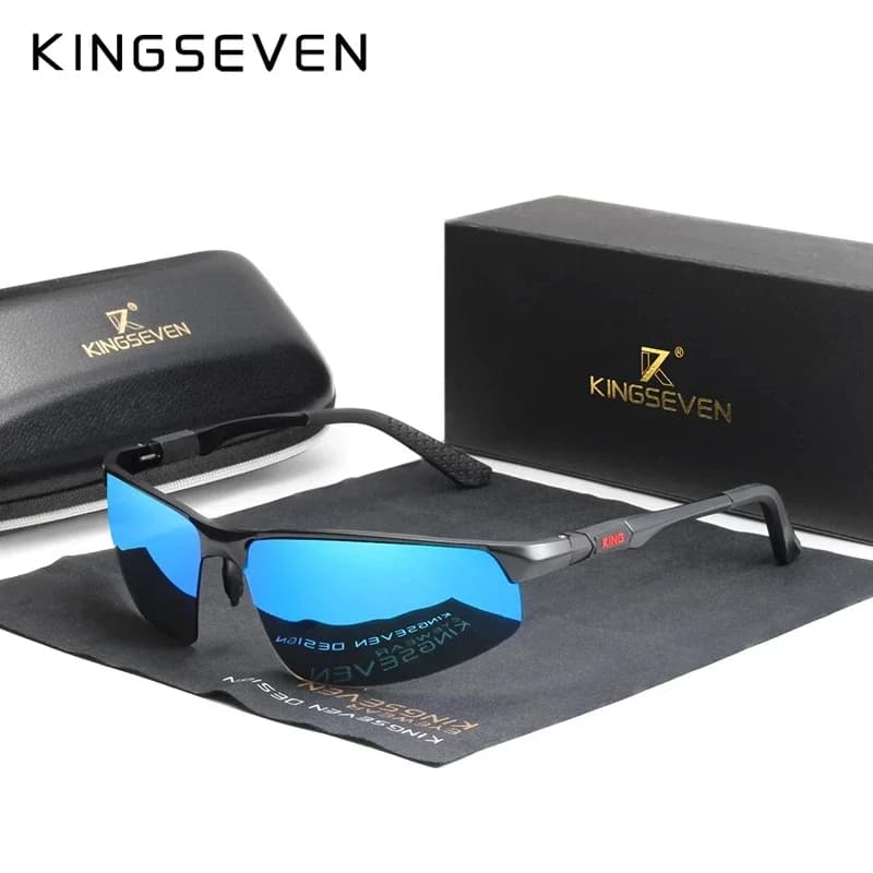KINGSEVEN Occhiali da sole sportivi da ciclismo Uomo Donna Occhiali protettivi da guida polarizzati UV400 Occhiali da equitazione per esterni