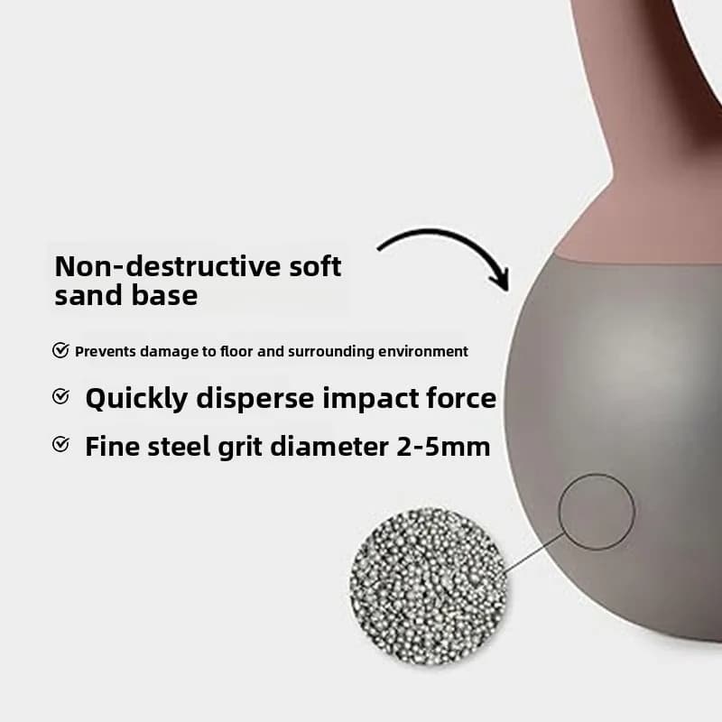 Kettlebell Soft for Weight Lifting, Fitness Equipment for Domestic Use, Squat Model, Lifting Clamps and Strength Training