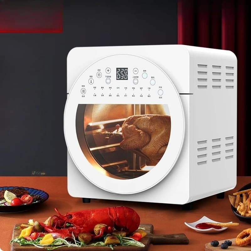 Air fryer All stainless steel inner cavity Multifunctional speed fryer 14L visual air electric fryer
