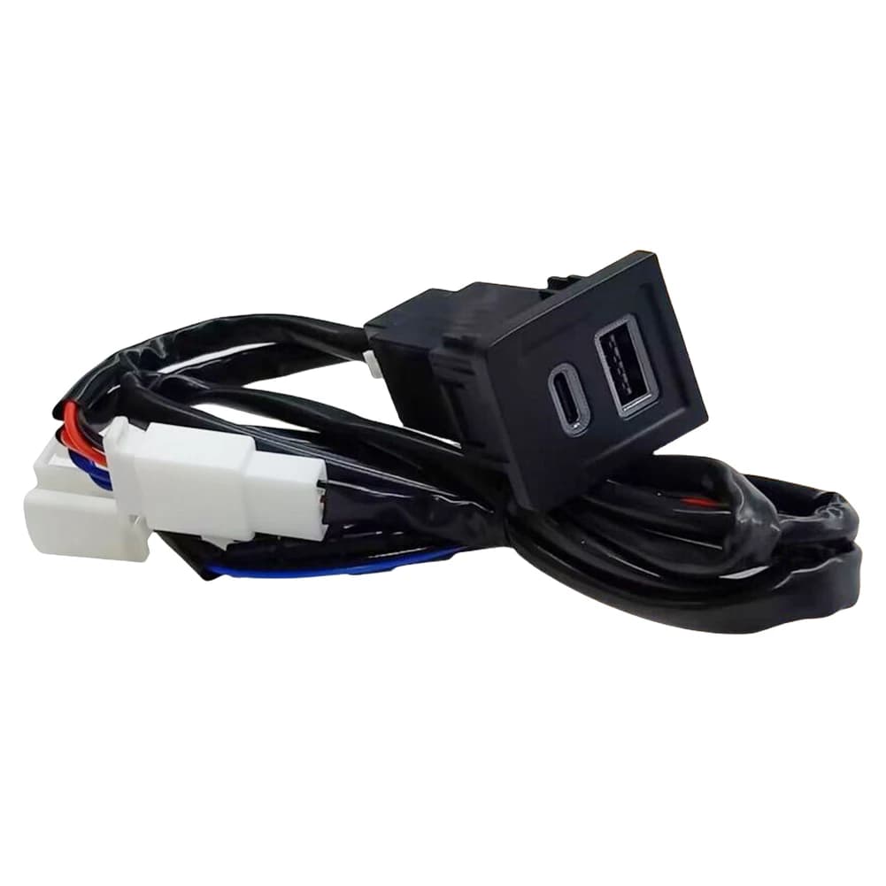 Presa per caricabatteria per auto doppia USB tipo C PD + QC3.0 Caricabatteria per auto USB C Presa per adattatore di alimentazione per carica telefono per VW Multivan T5 2003-2015