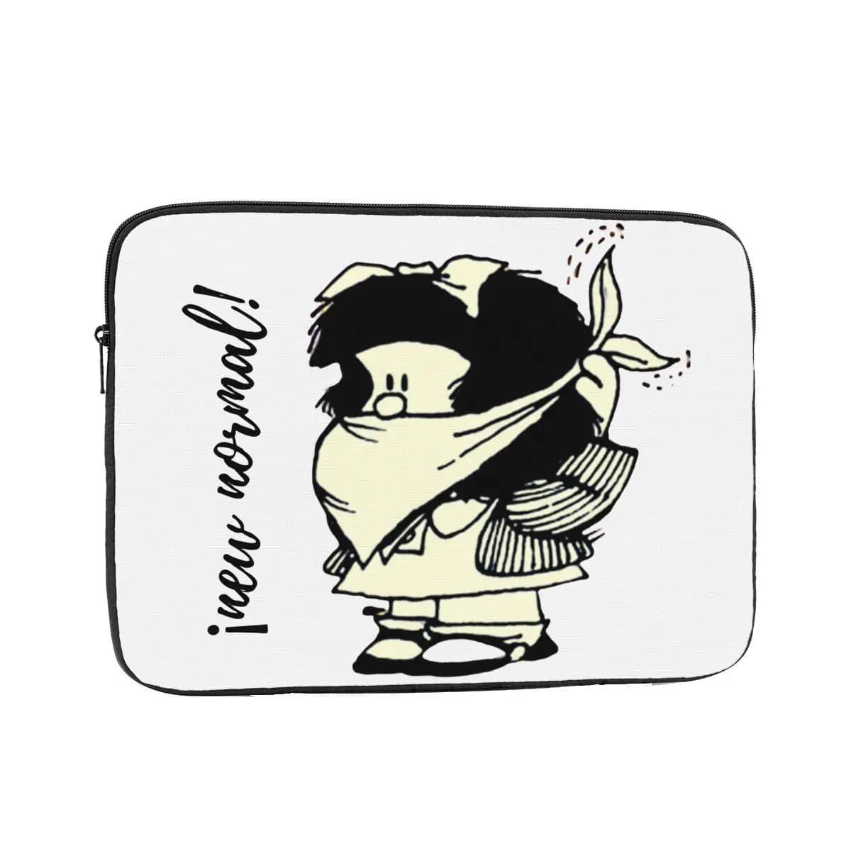 Custodia antiurto 10 12 13 15 17 pollici Mafalda Cartoon Custodia per laptop Custodia per notebook