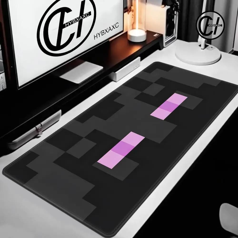 HYBXAXC Cute Playful Monster Pattern XXL Mouse Pad Non-slip Waterproof Desk Mat Large Extended Gaming Keyboard Mat Desktop