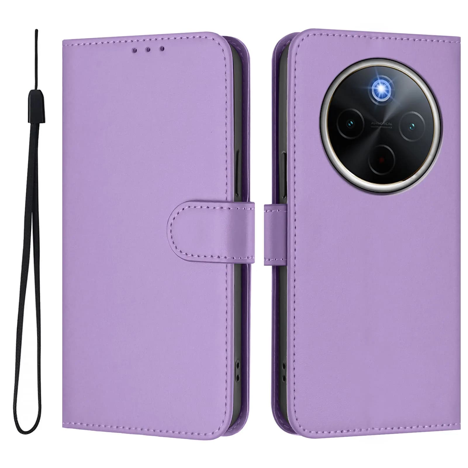 Custodia a portafoglio in pelle antifurto per VIVO Y300 Pro Y300T Y200E Y100 Y78 Y77 Y76 Y75 Y70S con porta carte e protezione per telefono