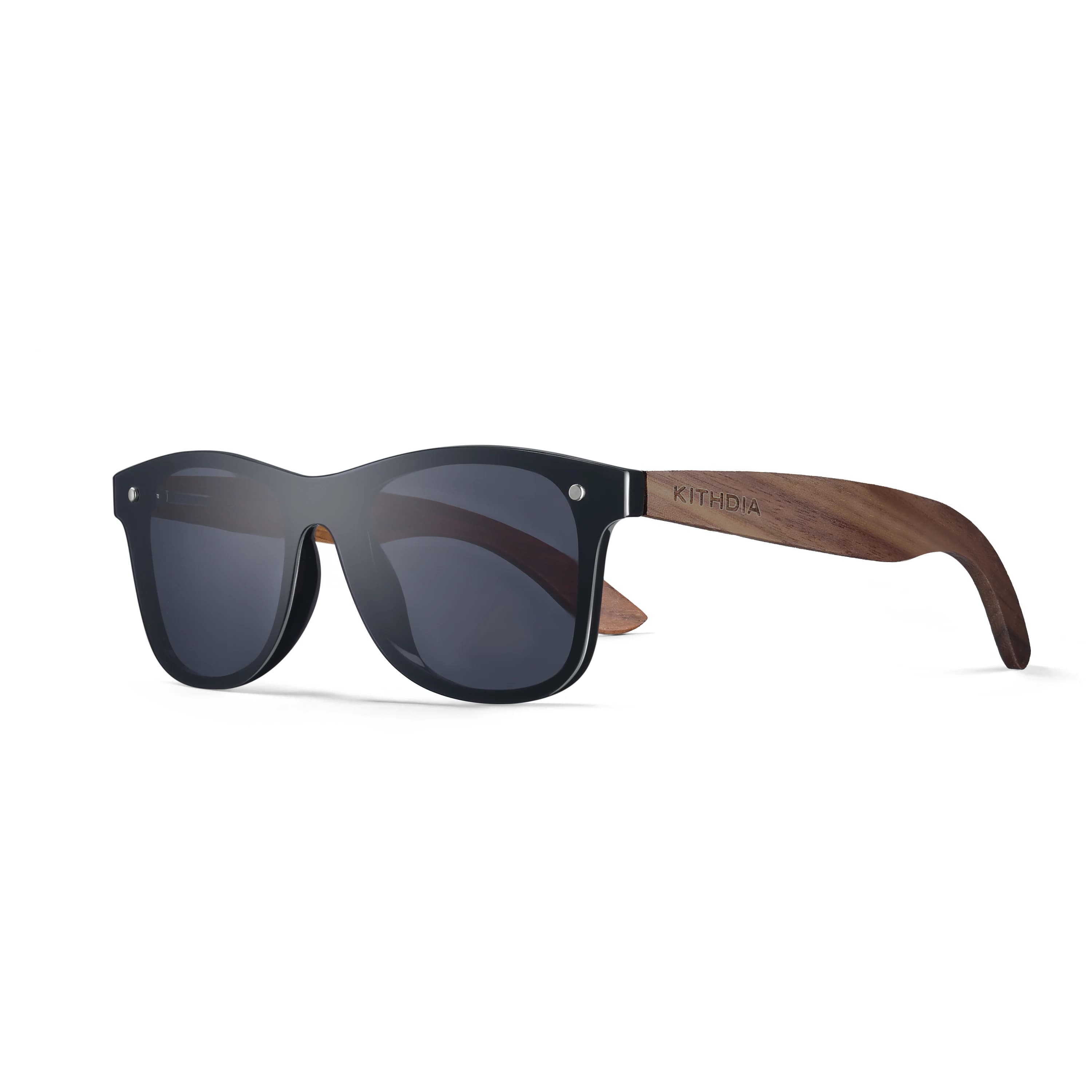 B C 9 pezzi, occhiali da sole in legno, ciascuno inciso con il logo VIP Bamboo WOOD GLASSES